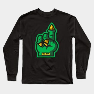 Kaiju Foam Finger 1 Long Sleeve T-Shirt